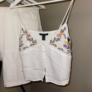 Forever 21 white top